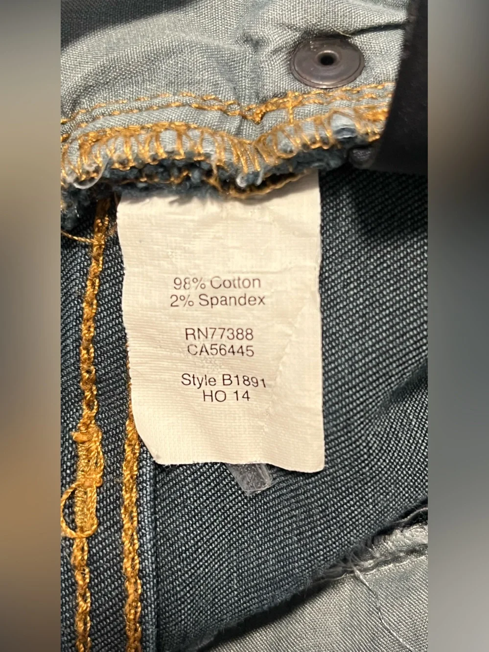 Women’s J. CREW STRETCH Dark Blue Mid- Rise Skinny  Denim Jeans Size 30 - Picture 9 of 14